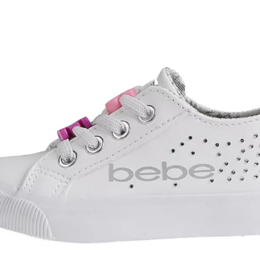 BeBe GIRLS TODDLER SNEAKER - WHITE - Picture 5 of 7